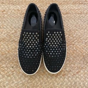 Michael Kors Women’s Rhinestone Slip On Sneakers  Size 8